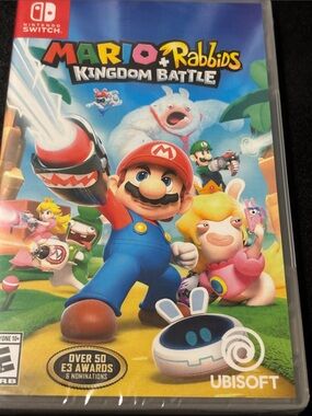 Nintendo Switch Mario + Rabbids Kingdom Battle Never Opened New